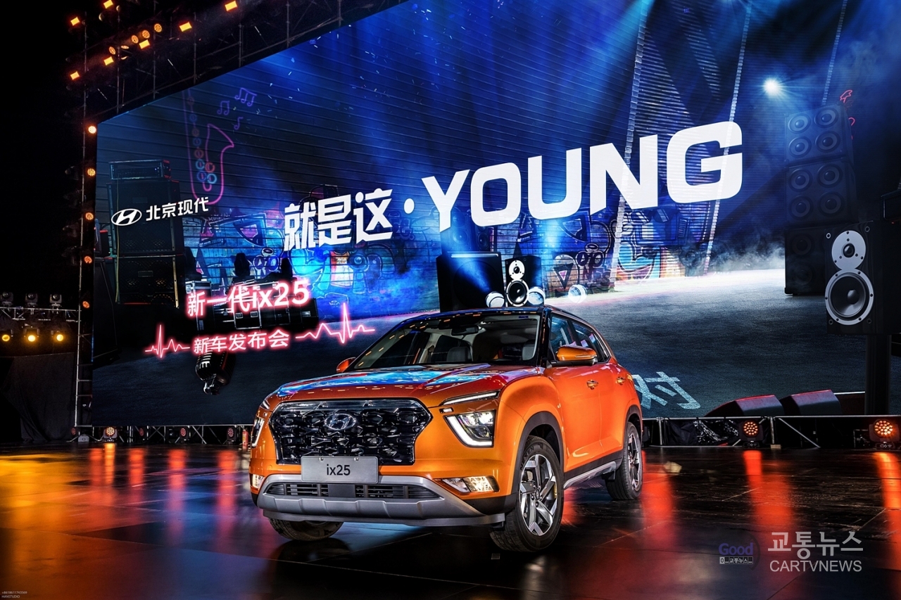 중국 전략형 SUV ix25가 현지에서 출시됐다. 사진: 현대자동차