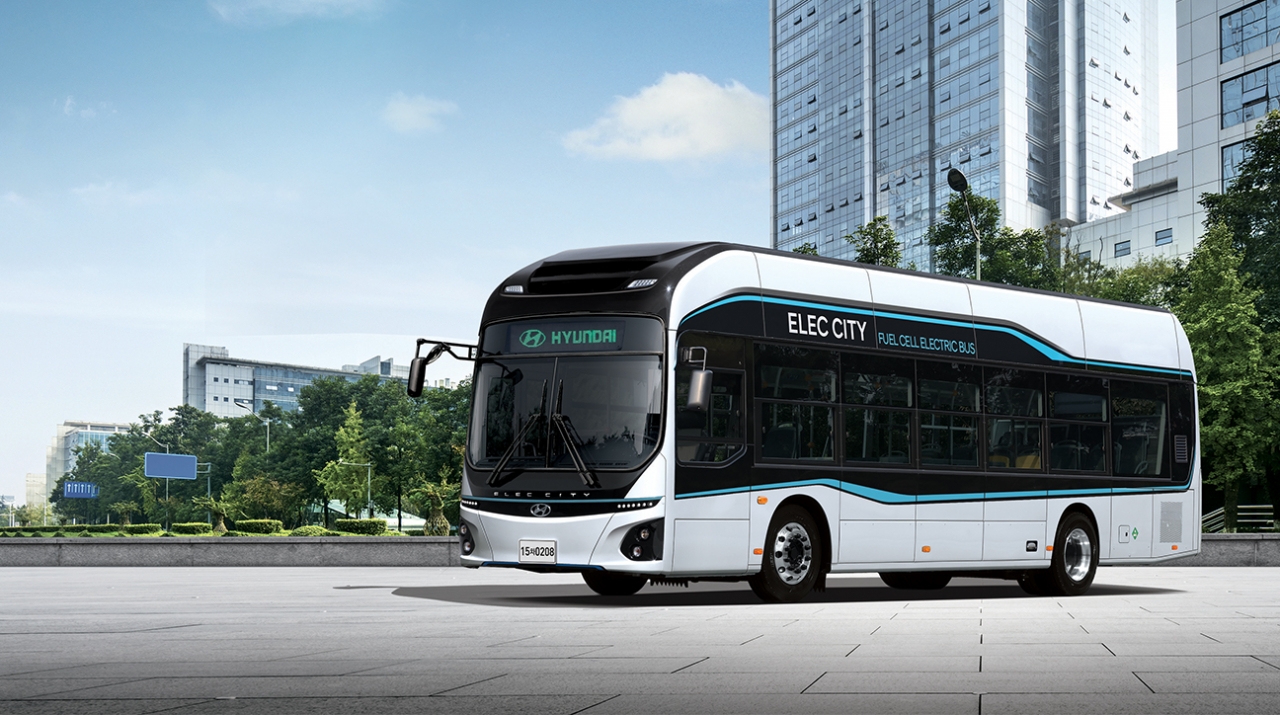 인천시 통학버스로 투입될 현대 수소 일렉시티 버스. 사진=현대자동차