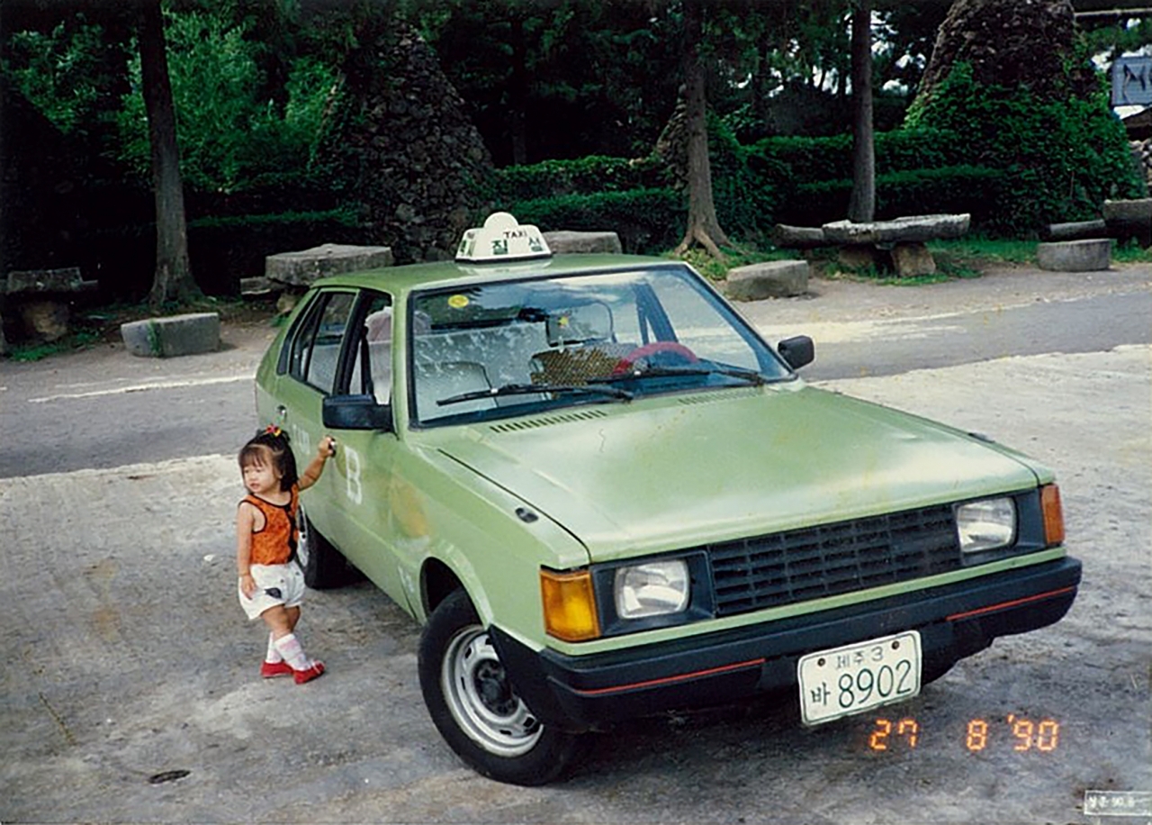 포니를 좋아해 딸의 이름을 포니로 지은 부친이 찍은 포니2 택시 사진이 대상으로 선정됐다. 사진=현대자동차/심포니