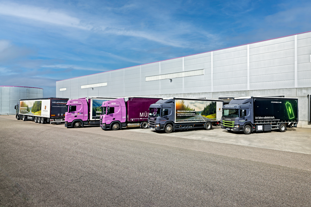 포르쉐 AG, 친환경 물류트럭 사용해 탄소 줄인다